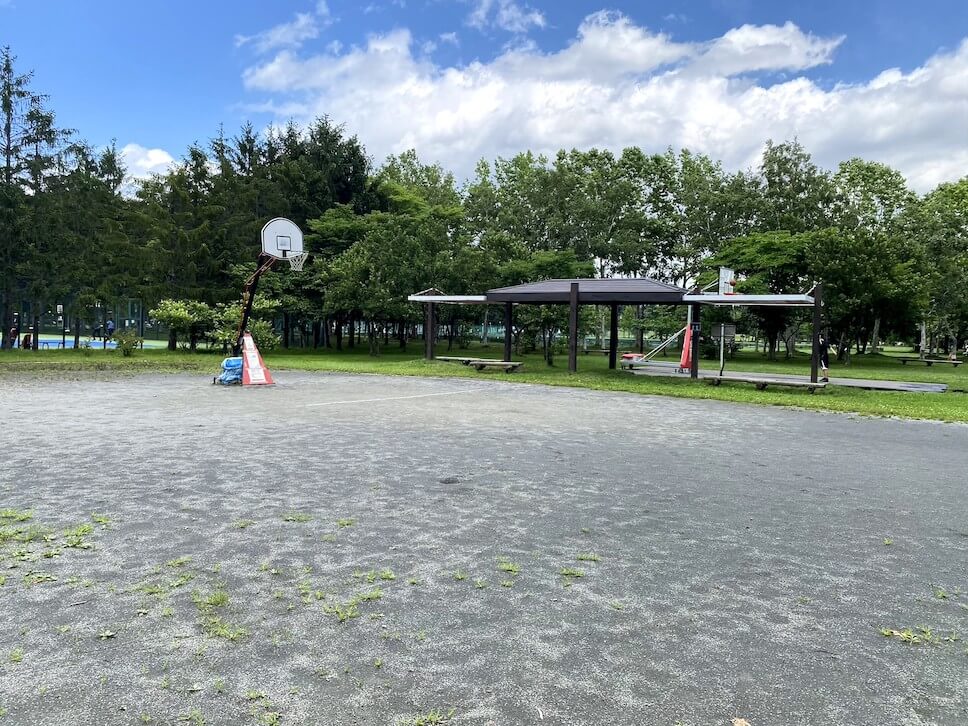 稲積公園　バスケットゴール