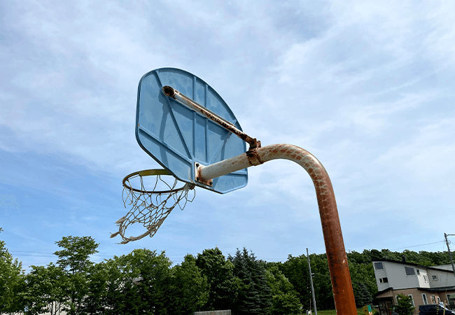屯田あおば公園バスケットゴール