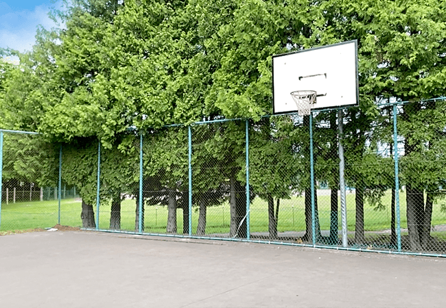 石山東公園バスケットゴール