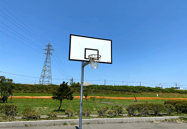 豊平川緑地バスケット