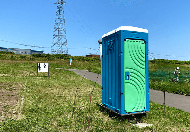 豊平川緑地トイレ